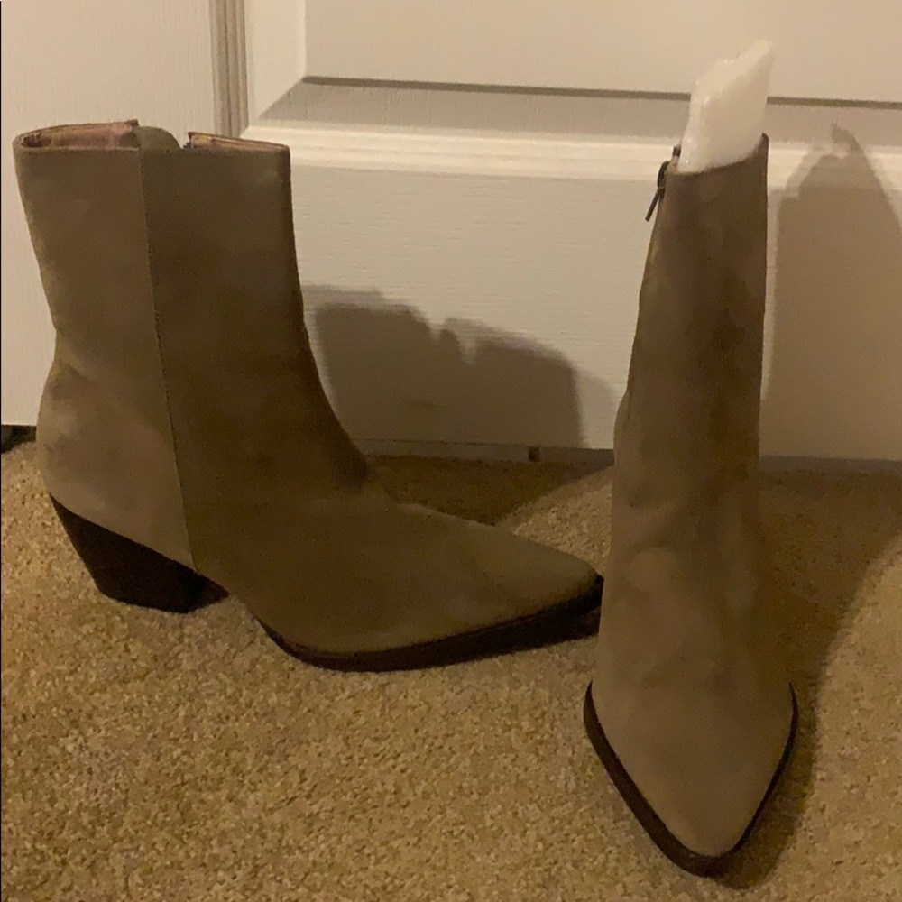Matisse Brown Suede Caty Boots